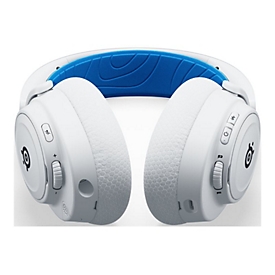 SteelSeries Arctis Nova 7P - Headset - ohrumschließend - Bluetooth / 2,4 GHz Funkfrequenz - kabellos - weiß