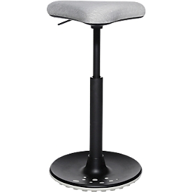 Stehhilfe Topstar Sitness H1, höhenverstellbar, um 360 ° drehbar, dynamisches Sitzen & Stehen, grau/grau