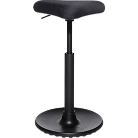 Stehhilfe Topstar Sitness H1, höhenverstellbar, um 360 ° drehbar, dynamisches Sitzen & Stehen, schwarz/schwarz