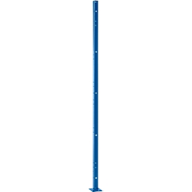 steun, voor gaaselementen, middensteun, geperforeerd, blauw