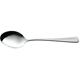 Stockholm dinner spoon, stainless steel, mirror polished, chrome silver, 12 pieces