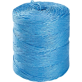 Strapping twine HSM, for V-Press series, L 200 m, thickness 2.5 mm, Ø 40 mm, tensile strength 149 kg/cm²