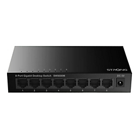 Strong SW8000M - Switch - Gigabit, Metall - unmanaged
