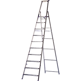 Stufenstehleiter Lila-Serie, 10 Stufen