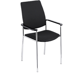 Stuhl Zen, schwarz/schwarz