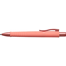 Stylo à bille à pression Faber-Castell Poly Ball XB, recharge XB, Urban Coral 
