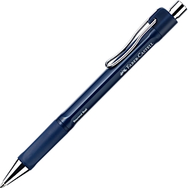 Stylo à bille Faber-Castell Beyond Ball, épaisseur de trait 0,5 mm, encre bleue, indélébile, rechargeable, plastique recyclé/métal, 1 pièce