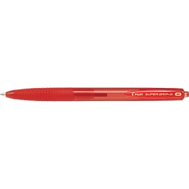 Stylo-bille Pilot Super Grip G 2036, épaisseur de trait M, 12 p., rouge