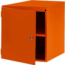 Subestructura de carcasa Manuflex, para banco de trabajo Profi profundidad 700 mm, rojo naranja