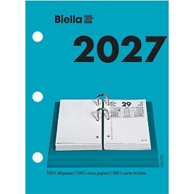 Succes Bloc de rabattement, 1 jour par page, papier, L 80 x P 108 x H 20 mm, blanc