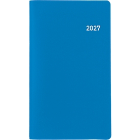 Succes Luzern Planer, mise en page mensuelle 1 mois sur 2 pages, 8,7 x 15,3 cm, couverture plastique, bleu