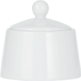 Sucrier Caterado ISTA, avec couvercle, porcelaine, blanc