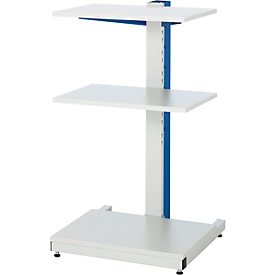 Support d'ordinateur type 6001, l. 650 x P 650 x H 1150 mm, fixe