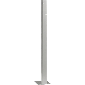 Support en inox avec plaque de fixation pour panneau P