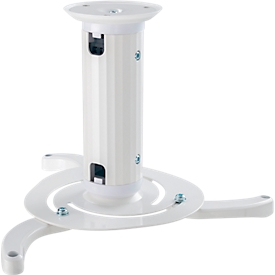 Support mural Neomounts® by Newstar BEAMER-C80, universel pour 1 vidéoprojecteur jusqu'à 15 kg, entièrement mobile, réglable en hauteur, gestion des câbles, blanc