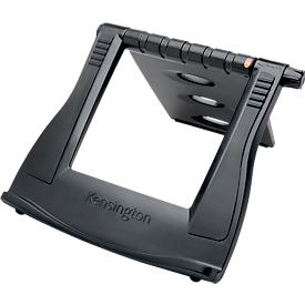 Support pour ordinateur portable Kensington SmartFit™ Easy Riser™ EQ, jusqu'à 17", réglable en hauteur et inclinable, pliable, PCR, noir