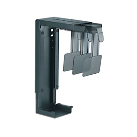 Support pour PC Neomounts by NewStar CPU-D100, vertical, jusqu'à 30 kg, réglable manuellement en hauteur et en largeur, matériel de montage inclus, noir