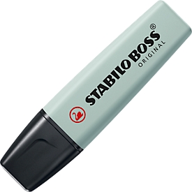 Surligneur STABILO® BOSS Original NatureCOLORS, pointe biseautée, résistant à la lumière, séchage rapide, terre verte, 1 pièce