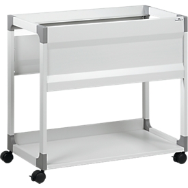 Suspension file trolley System File Trolley 90 A4, gray