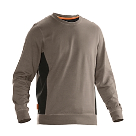 Sweatshirt Jobman 5402 PRACTICAL, met UV-bescherming, kaki/zwart, M