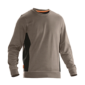 Sweatshirt Jobman 5402 PRACTICAL, mit UV-Schutz, khaki I schwarz, XL