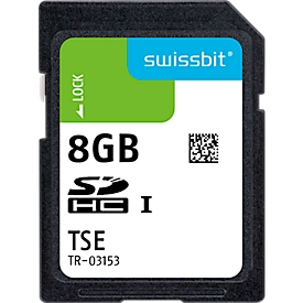 Swissbit TSE-Speicherkarte für Sharp Registrierkassen XE-A137X, XE-A147X, XE-A177X, XE-A207X, XE-A217X, XE-A307X, 3-Jahres-Lizenz