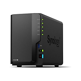 Synology Disk Station DS225+ - NAS-Server - SATA 6Gb/s - RAID 0, 1, JBOD - RAM 2 GB - Gigabit Ethernet / 2.5 Gigabit Ethernet