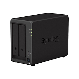Synology Disk Station DS723+ - NAS-Server - 2 Schächte - RAID RAID 0, 1, JBOD - RAM 2 GB - Gigabit Ethernet