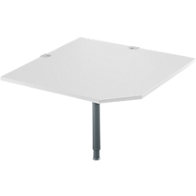 Systeemhoekplaat, CAD, voet, B 1200 mm x D 1200 mm, lichtgrijs/antraciet