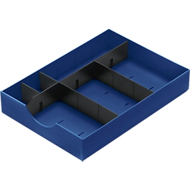 System-Schublade für Sortierstation Styro styrodoc, blau