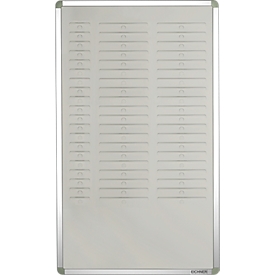 T-card planners, DIN A5 documents, 2 rows