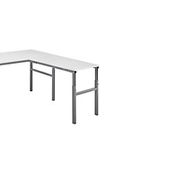 Table d'extension en coin Treston série TP, pour table de travail Treston série P, conducteur ESD, 1000 x 500
