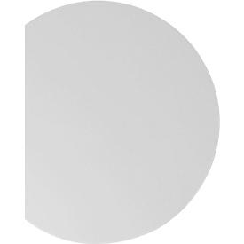 Table d'extension TARA, forme arrondie, l. 1000 x P 800 x H 720 mm, gris clair