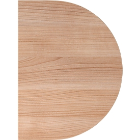 Table d'extension TOPAS LINE, pour bureaux à hauteurs ajustables élec. P 600, noyer/argent