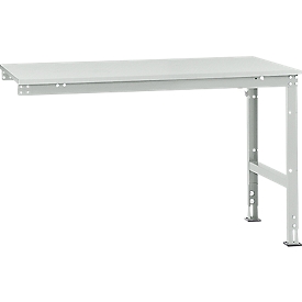 Table d'extension UNIVERSAL Standard Manuflex, plateau mélaminé, 1500 x 1000, gris clair
