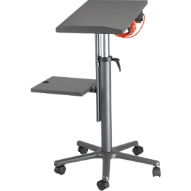 Table de projecteur 9333, anthracite, avec prise 3 entrées
