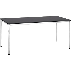 Table de réunion, 1600 x 800 mm, noir