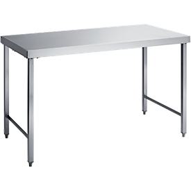 Table de travail, inox, 1200 x 700 x 850 mm