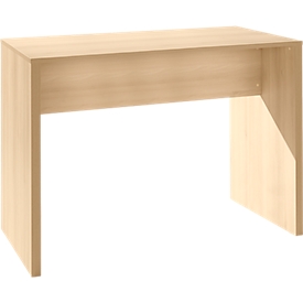 Table haute POINT, l. 600 x P 600 x H 1125 mm, décor érable