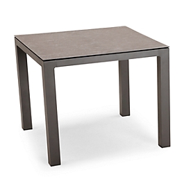 Table Houston, aluminium, rectangulaire, l. 900 x P 900 mm, anthracite
