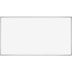 Tableau blanc magnétique acier laqué avec cadre aluminium 300 x 100 cm