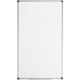 Tableau blanc pliable MAULstandard, gris plastifié, magnétique, 1 aile, L 600 x H 1000 mm