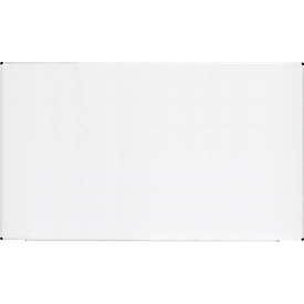 Tableau blanc Ultradex economy, format vertical/transversal, émaillé, magnétique, plateau de rangement, impression personnalisée, L 1800 x P 10 x H 1200 mm