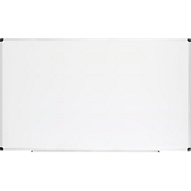 Tableau blanc Ultradex economy, format vertical/transversal, émaillé, magnétique, plateau de rangement, impression personnalisée, L 900 x P 10 x H 600 mm