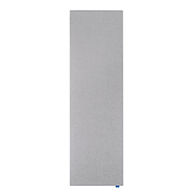 Tableau d'affichage acoustique Wall Up, classe d'absorption B, épaisseur 20 mm, textile et recyclage PET, gris, L 595 x H 2000 mm