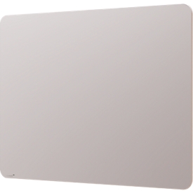 Tableau en verre Legamaster RC, avec 2 aimants &amp; 1 marqueur pour tableau en verre, L 1200 x P 4,4 x H 900 mm, verre de sécurité trempé, mat, warm grey