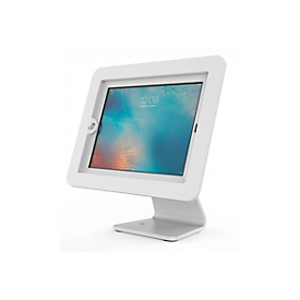 Tablet stand Compulocks Executive 360, horizontal assembly, 360° rotatable, 180° tiltable, aluminium, white