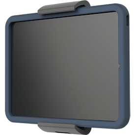 Tablet Wandhalterung DURABLE TABLET HOLDER WALL XL, für Tablets 7-13", um 360° drehbar, gummierte Oberfläche, mit Kabelführung, silber