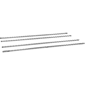 Tablette intermédiaire avec rebord de 20 mm pour conteneur en fils en acier 1200 x 800 mm