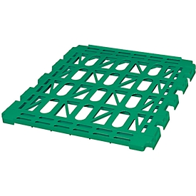 Tablette, plastique, pour roll conteneur à 2 côtés, vert